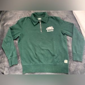 Roots quarter zip pullover sweater